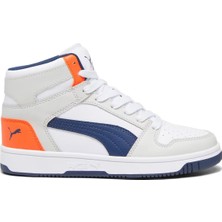 Puma 370486 Rebound Layup Sl Jr Spor Ayakkabı Beyaz-Mavi