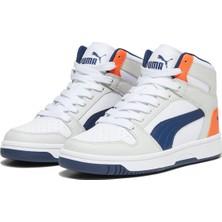 Puma 370486 Rebound Layup Sl Jr Spor Ayakkabı Beyaz-Mavi