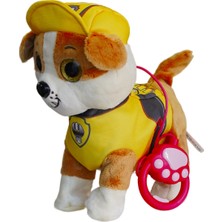 Mj Toys Paw Patrol Köpek Yürüyen, Havlayan Müzikli Tasmalı Kumandalı Peluş Oyuncak