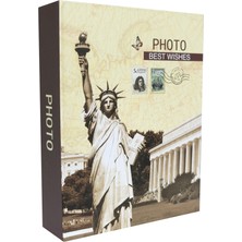 Rabsev Fotoğraf Albümü 10X15CM 200 Fotoğraf Kapasiteli Desenli Anı Albümü