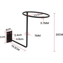 Manken İstanbul 5 Adet Duvara Monte Şapka Standı