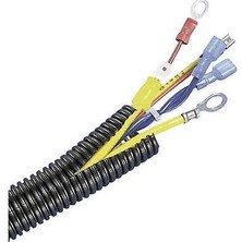 Zembil 19MM Kablo Tesisat Gizleme Düzenleme Yarıklı Spiral Hortum