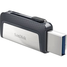 Sandisk 64GB Ultra Dual USB Type-C Usb-C USB 3.1 Otg Flash Sürücü - Siyah (Yurt Dışından)