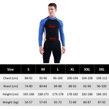 Erkekler Için 3mm Neopren Wetsuit Geri Zip Tam Vücut (Yurt Dışından)