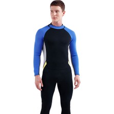 Erkekler Için 3mm Neopren Wetsuit Geri Zip Tam Vücut (Yurt Dışından)