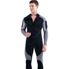 Erkekler Için 3mm Neopren Wetsuit Ön Zip Tüm Vücut (Yurt Dışından)