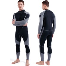 Erkekler Için 3mm Neopren Wetsuit Ön Zip Tüm Vücut (Yurt Dışından)