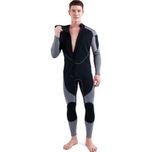 Erkekler Için 3mm Neopren Wetsuit Ön Zip Tüm Vücut (Yurt Dışından)