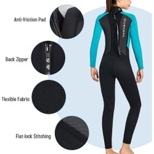 Dive & Sail 3mm Kadın Neopren Wetsuit Şnorkelle Dalış Tüplü Sörf (Yurt Dışından)