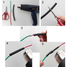 Zembil 3mm Isıyla Daralan Makaron Polyolefin Shrink Hortum