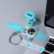 Kalesi 64 GB Sevimli Mini USB Flash Sürücü USB 2.0 - Yeşil (Yurt Dışından)