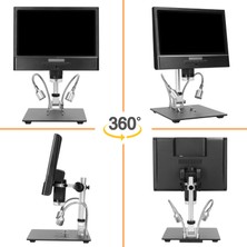 Profesyonel Dijital Mikroskop 1080P 10 Inç LCD Ekran (Yurt Dışından)