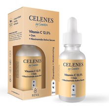 Celenes 12,5% C Vitamini + OATS + Niacinamide Yüz Serumu 30 ML