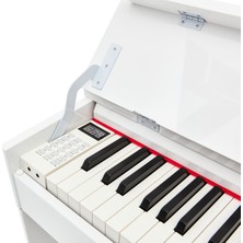 Köhner SLP-245 WH Dijital Konsol Piyano, Bluetooth, Tuş Hassasiyeti, 88 Tuşlu, Kapaklı (Kulaklık ve Tabure Hediyeli)