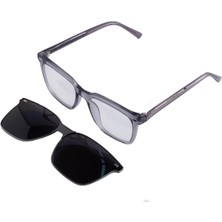 ROYAL EYEWEAR RE98020 MIKNATISLI ÖN ÇERÇEVESİ ÇIKARILABİLEN SİYAH GÜNEŞ GÖZLÜĞÜ