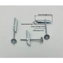 Koldoor Denge Alçıpan ve Boşluk Dübeli Konteyner Klima Askı Aparatı M4 x 100 mm 1 Adet