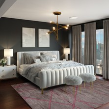 Halıca Şönil 064PY Ince Yıkanabilir Pembe Renk Dekoratif Kilim