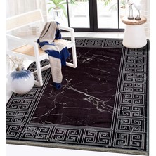 Halıca Işık Kadife Velvet PS451 Dekoratif Yıkanabilir Kaymaz Taban Kilim