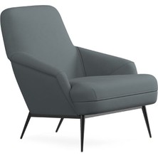 Enza Home Valdera Berjer, Süet Dokulu - Gri