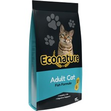 Econature Balıklı Yetişkin Kedi Maması 15 kg - Farmapets