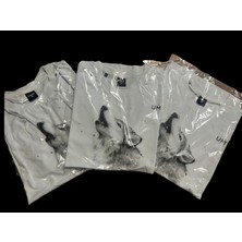 UMT O Yaka Beyaz 100 % Pamuk Erkek T-Shirt