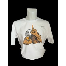 UMT 3D Print Erkek O Yaka 100 % Pamuk T-Shirt