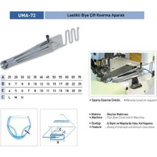 Uma Lastikli Biye Çift Kıvırma Aparatı 65X22 / Uma-72