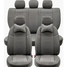 Fresh Start hyundai Getz Lüx Full Deri Oto Koltuk Kılıfı Ön Arka Takım Giydirme Tip Füme