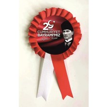 Yıldız Kurdela Ankaraa 29 Ekim Cumhuriyet Bayramı Kurdela , Kurdale Kurdela Yaka Kokartı Kokart Rozet