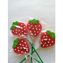 Candy Alaiye Çilek Lolipop Şeker Kutu Içinde 24 Adet Mevcuttur.