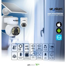 Uranıum ANP-PT4015BS4G 4mp 3.6mm Lens 4g lte 15MT Ir + 10MT Beyaz LED Cıft Yonlu Konusma