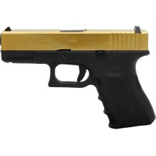 We Glock 19 Gen3 Titanium Gold + Green Gas +0.20GR Bb