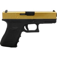 We Glock 19 Gen3 Titanium Gold + Green Gas +0.20GR Bb