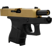 We Glock 27 Gen3 Titanium Gold Airsoft Tabanca