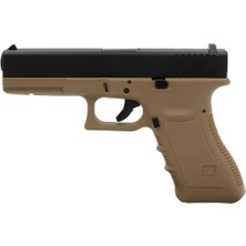 We Glock 17 Gen3 Tan + Green Gas +0.20GR Bb