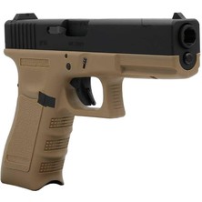 We Glock 17 Gen3 Tan + Green Gas +0.20GR Bb