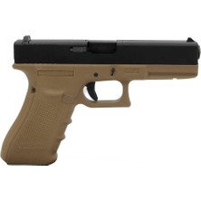 We Glock 17 Gen4 Tan Airsoft Tabanca