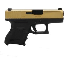 We Glock 27 Gen3 Titanium Gold + Green Gas +0.20GR Bb