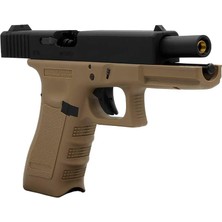 We Glock 17 Gen3 Tan Airsoft Tabanca