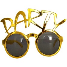 Kidspartim Parti Gözlük Gold Party
