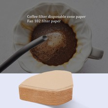 100 Adet Kahve Filtreleri Tek Kullanımlık Koni Kağıt Kahve Filtresi 4-6 Fincan (Yurt Dışından)