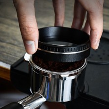 Espresso Kahve Dozajlama Halkası - Kahve Filtre Halkası Huni Siyah 58MM (Yurt Dışından)