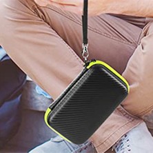 Hard Case Organizatör Tıraş Makinesi Seyahat Çantası Saklama Kutusu Kapağı Fermuarlı Kese (Yurt Dışından)