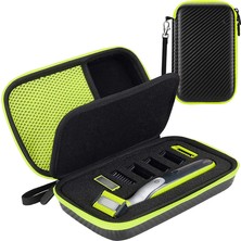 Hard Case Organizatör Tıraş Makinesi Seyahat Çantası Saklama Kutusu Kapağı Fermuarlı Kese (Yurt Dışından)