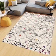 Rovigo Home Dijital Baskı Yıkanabilir Kaymaz Taban Salon Halısı  RVG0670
