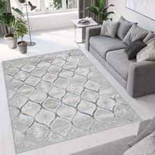 Rovigo Home Dijital Baskı Yıkanabilir Kaymaz Taban Salon Halısı  RVG0672