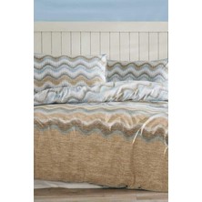 Özdilek Nev Undulatis Nevresim Takımı Çift Kişilik Mavi