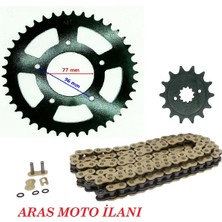Aras Moto Cf Moto Nk 250 Oringli Zincir Dişli Seti Gold Zincir- Arasmoto