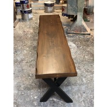 Bintaş Mobilya Kütük Bank Ceviz Rengi 120X35.CM