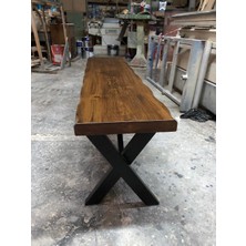 Bintaş Mobilya Kütük Bank Ceviz Rengi 120X35.CM